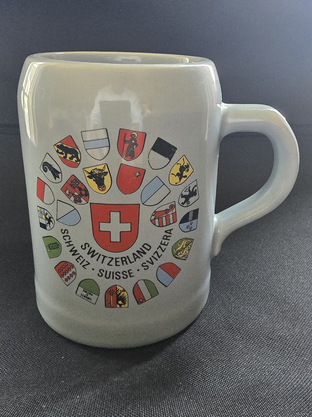 Switzerland Crest Ceramic Mug - White